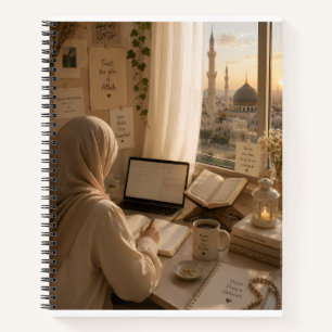 Islamisches Deen & Dunya Spiral Notizbuch
