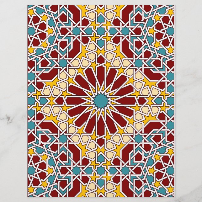 Islamisches geometrisches Letterhead (Vorderseite)