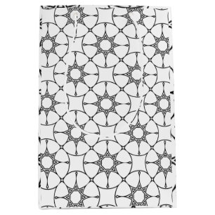 Islamisches geometrisches Muster arabisches Design Mittlere Geschenktüte