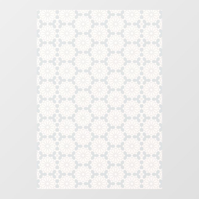 Islamisches geometrisches Muster Fensteraufkleber (Blatt)