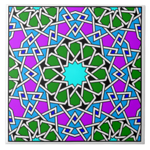 Islamisches geometrisches Muster Fliese