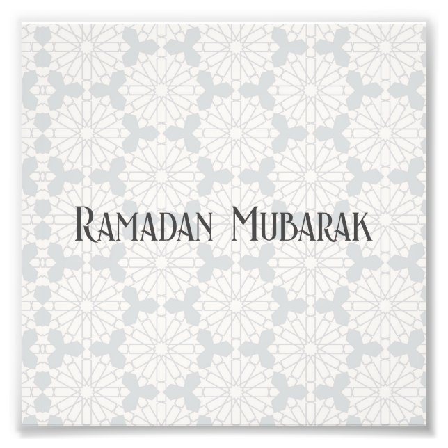 Islamisches geometrisches Muster Fotodruck (Vorne)