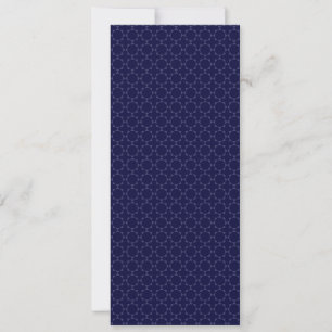 Islamisches geometrisches Muster in Blau und Gold Feiertagskarte