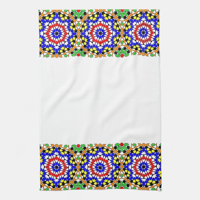 Islamisches geometrisches Muster Küchentücher (Vertikal)