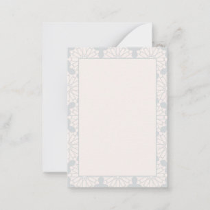 Islamisches geometrisches Muster Mitteilungskarte