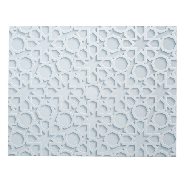 islamisches geometrisches Muster Notizblock (Vorderseite)