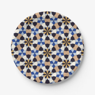 Islamisches geometrisches Muster  Pappteller