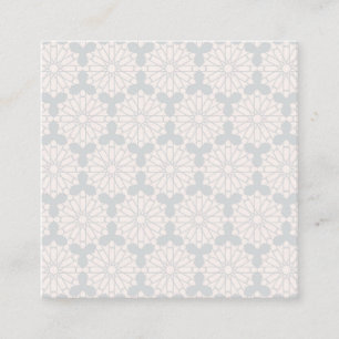 Islamisches geometrisches Muster Quadratische Visitenkarte