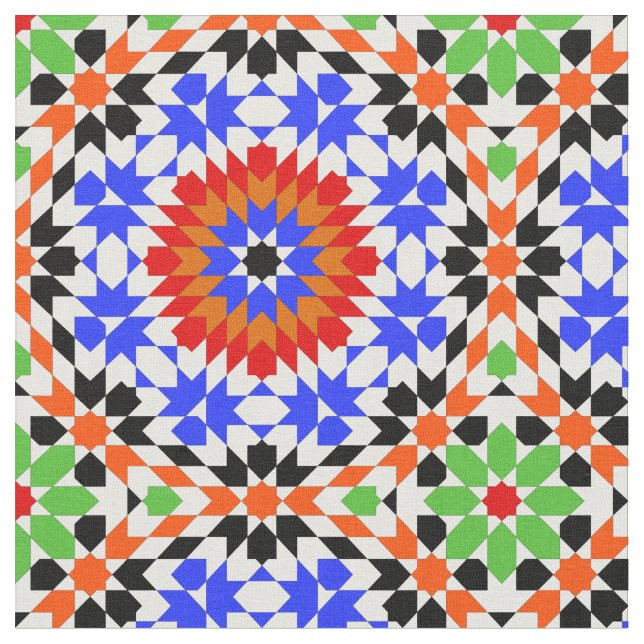 Islamisches geometrisches Muster Stoff (Nahaufnahme)