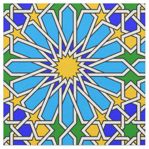 Islamisches geometrisches Muster Stoff