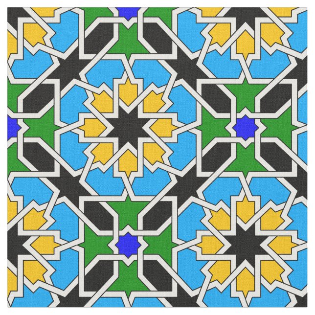 Islamisches geometrisches Muster Stoff (Nahaufnahme)