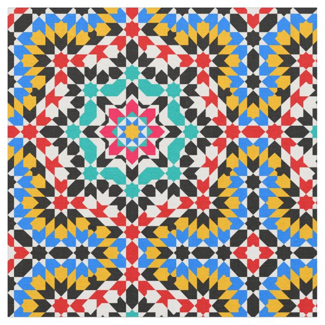 Islamisches geometrisches Muster Stoff (Nahaufnahme)