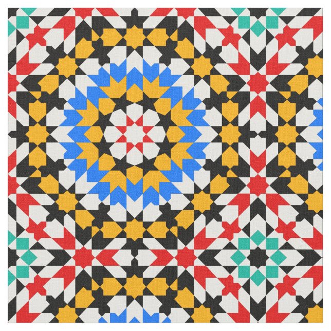 Islamisches geometrisches Muster Stoff (Nahaufnahme)