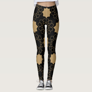 Islamisches geometrisches Musterdesign Türkisch Leggings