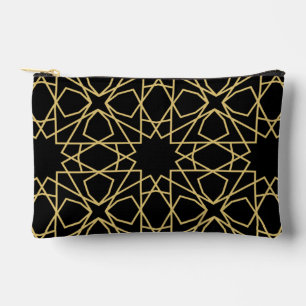 Islamisches geometrisches Musterdesign Vintage Zubehörtasche