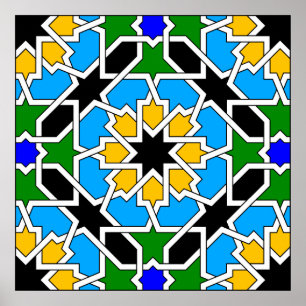 Islamisches geometrisches Poster