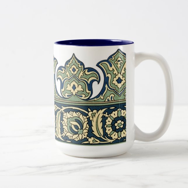 Islamisches Grenzmuster - Tasse (Rechts)