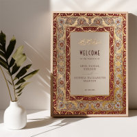 Islamisches Muslim Willkommensschild Hochzeit Nouv