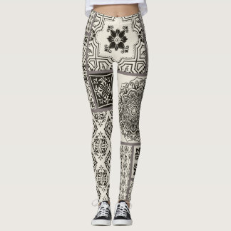 Islamisches Muster aus Keramik Leggings