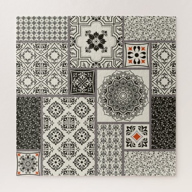Islamisches Muster aus Keramik Puzzle (Vertikal)