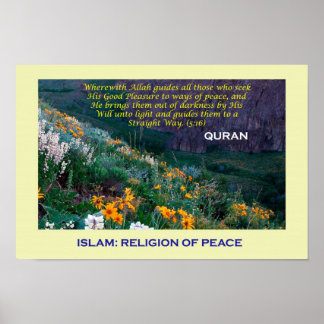 Islamisches Poster (Islam-Religion des Friedens)