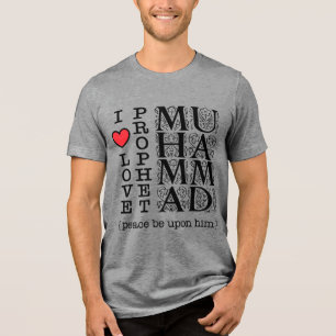 Islamisches T-Shirt Muslimische Kleidung Halal Bes Tri-Blend Shirt
