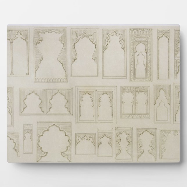 Islamisches und maurisches Bogen für Balkone, wi Fotoplatte (Vorderseite)