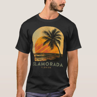 Islamorada FL Florida Keys Vintag Palm Tree Beach T-Shirt