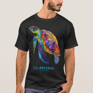 Islamorada FL Sea Turtle Florida Keys Vintager Fle T-Shirt