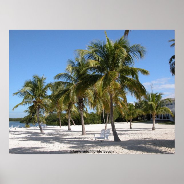 Islamorada Florida Beach Poster (Vorne)