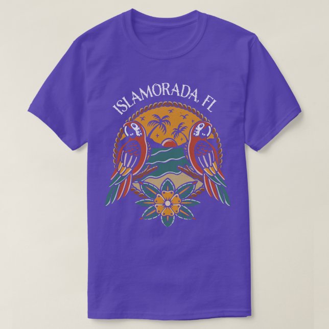 Islamorada Florida Keys Fischerboot T-Shirt (Design vorne)
