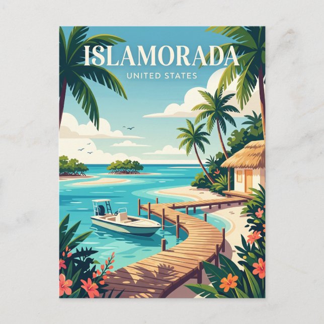 Islamorada Florida Postkarte (Vorderseite)
