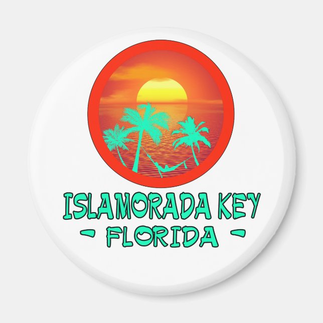 ISLAMORADA KEY FL TROPICAL DESTINTINATION MAGNET (Vorne)