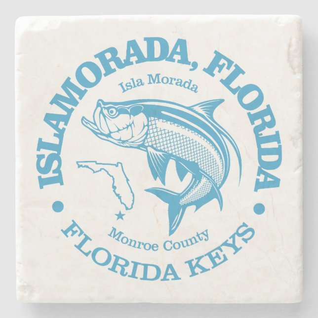 Islamorada Steinuntersetzer (Vorderseite)