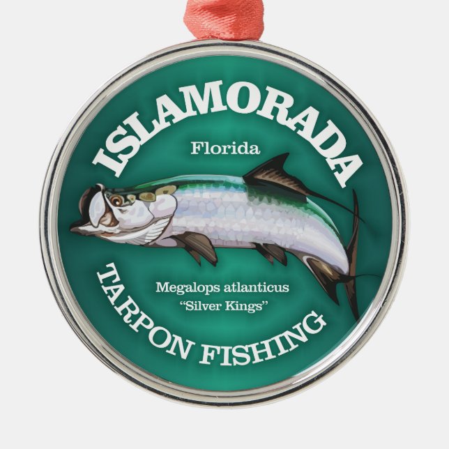 Islamorada, Tarpon Ornament Aus Metall (Vorne)