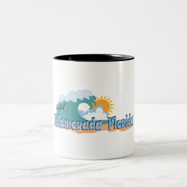 Islamorada. Zweifarbige Tasse (Mittel)