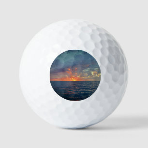 Islamoralda Florida Sunrise Beach Scene Golfball
