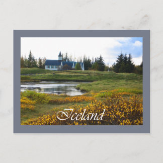 Island, Þingvellir-Nationalpark Postkarte