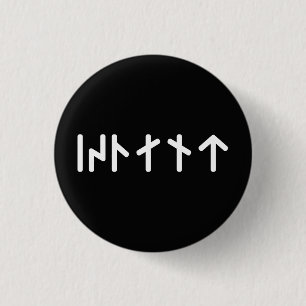 Island ᛁᛋᛚᛅᚾᛏ ~ Jüngere Futhark-Runen Button