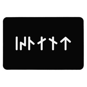 Island ᛁᛋᛚᛅᚾᛏ ~ Jüngere Futhark-Runen Magnet