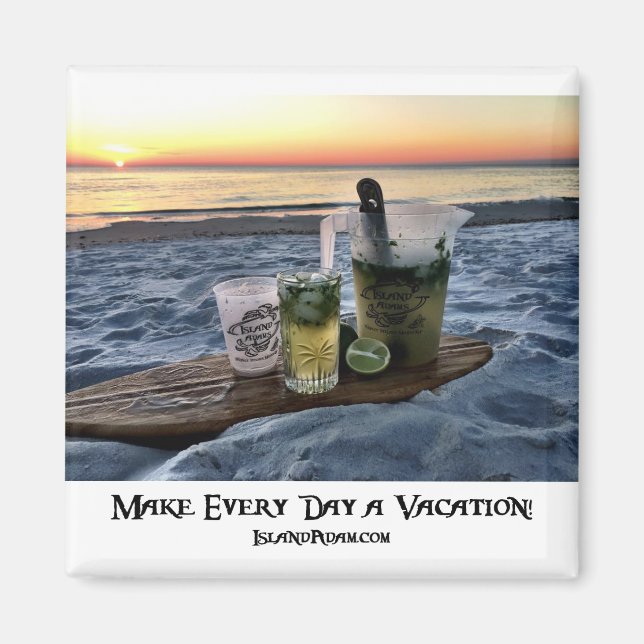 Island Adam Beach Magnet (Vorne)