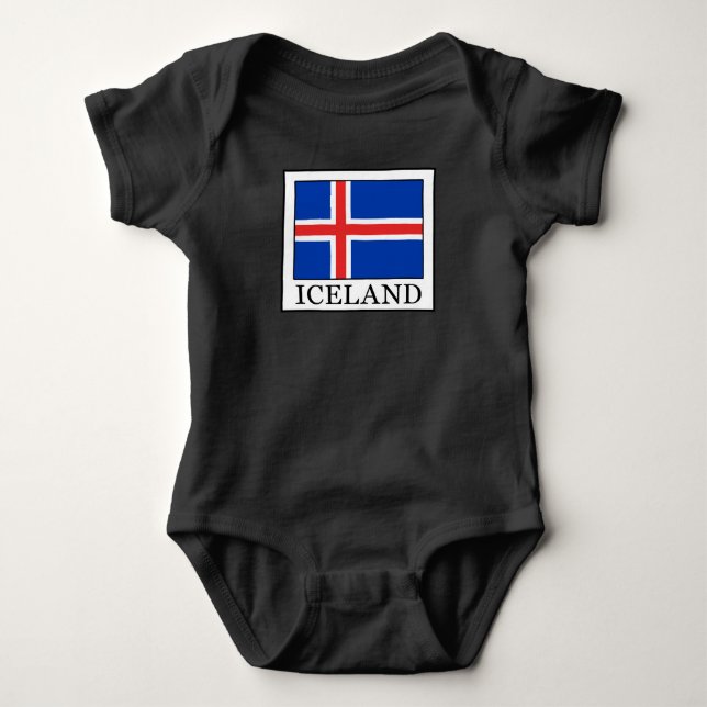 Island Baby Strampler (Vorderseite)