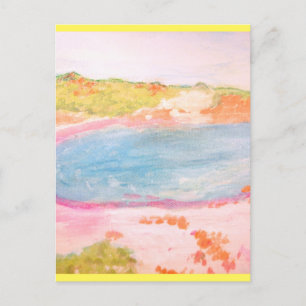 Island Beach Postkarte