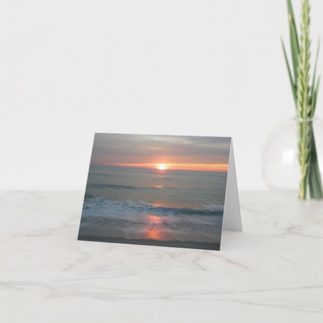 Island Beach Staat Park IBSP Sunrise Note Card Karte (Vorderseite)