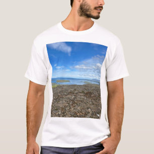 Island Berg Fluss Naturfotografie T-Shirt
