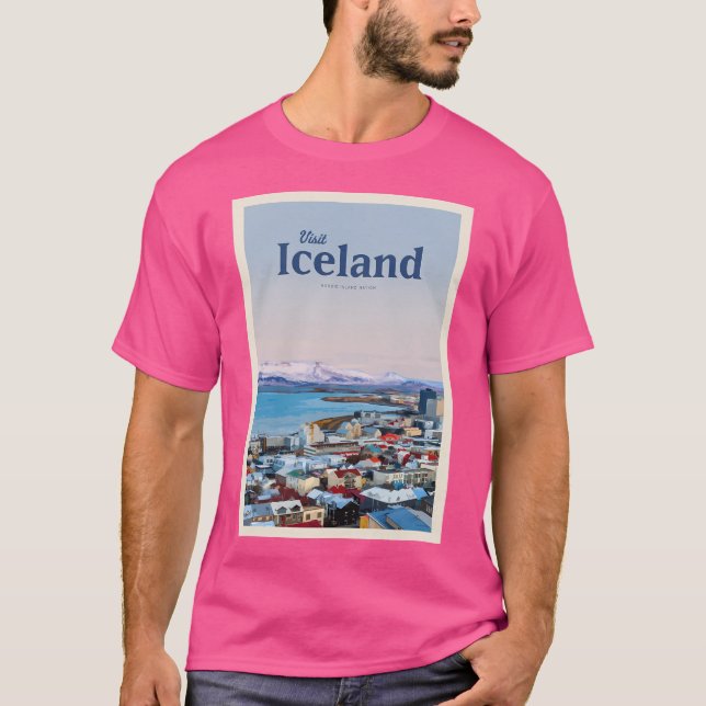 Island besuchen T-Shirt (Vorderseite)