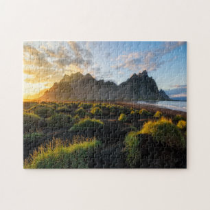 Island Black Sand Beach Jigsaw Puzzle