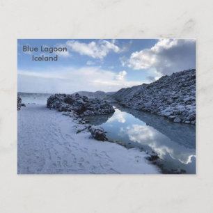 Island - Blaue Lagune, Island Postkarte