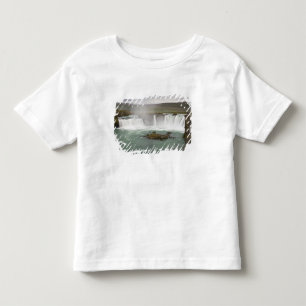 Island. Blick auf den Godafoss-Wasserfall am Kleinkind T-shirt