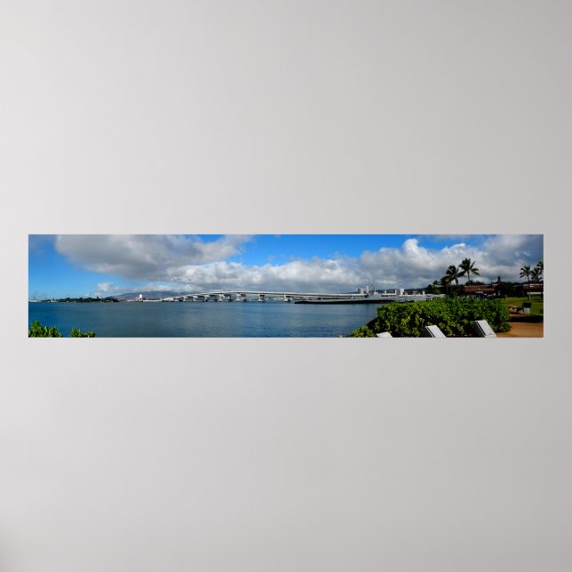 Island Bridge, Pearl Harbour, Hawaii Poster (Vorne)